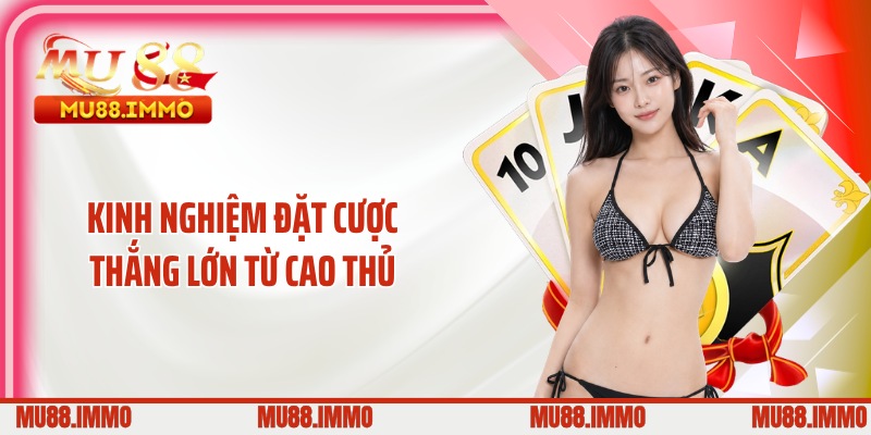Kinh nghiệm đặt cược thắng lớn từ cao thủ